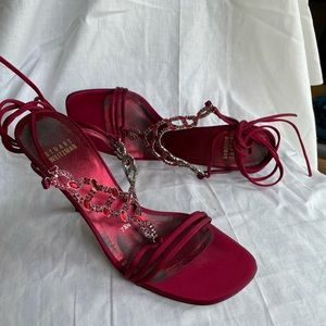 Stuart weitzman ruby strappy heels